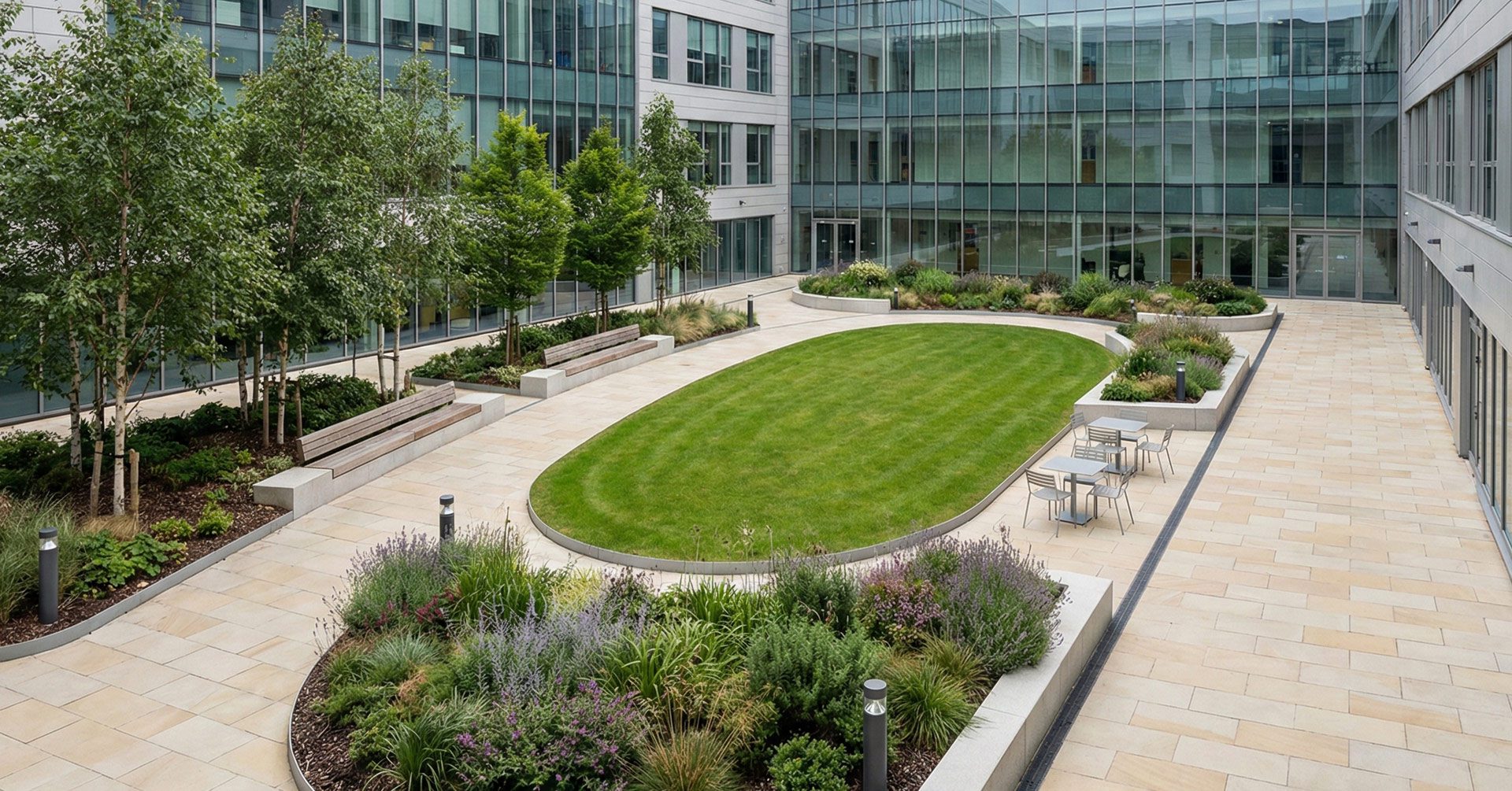 commercial landscape construction Melbourne